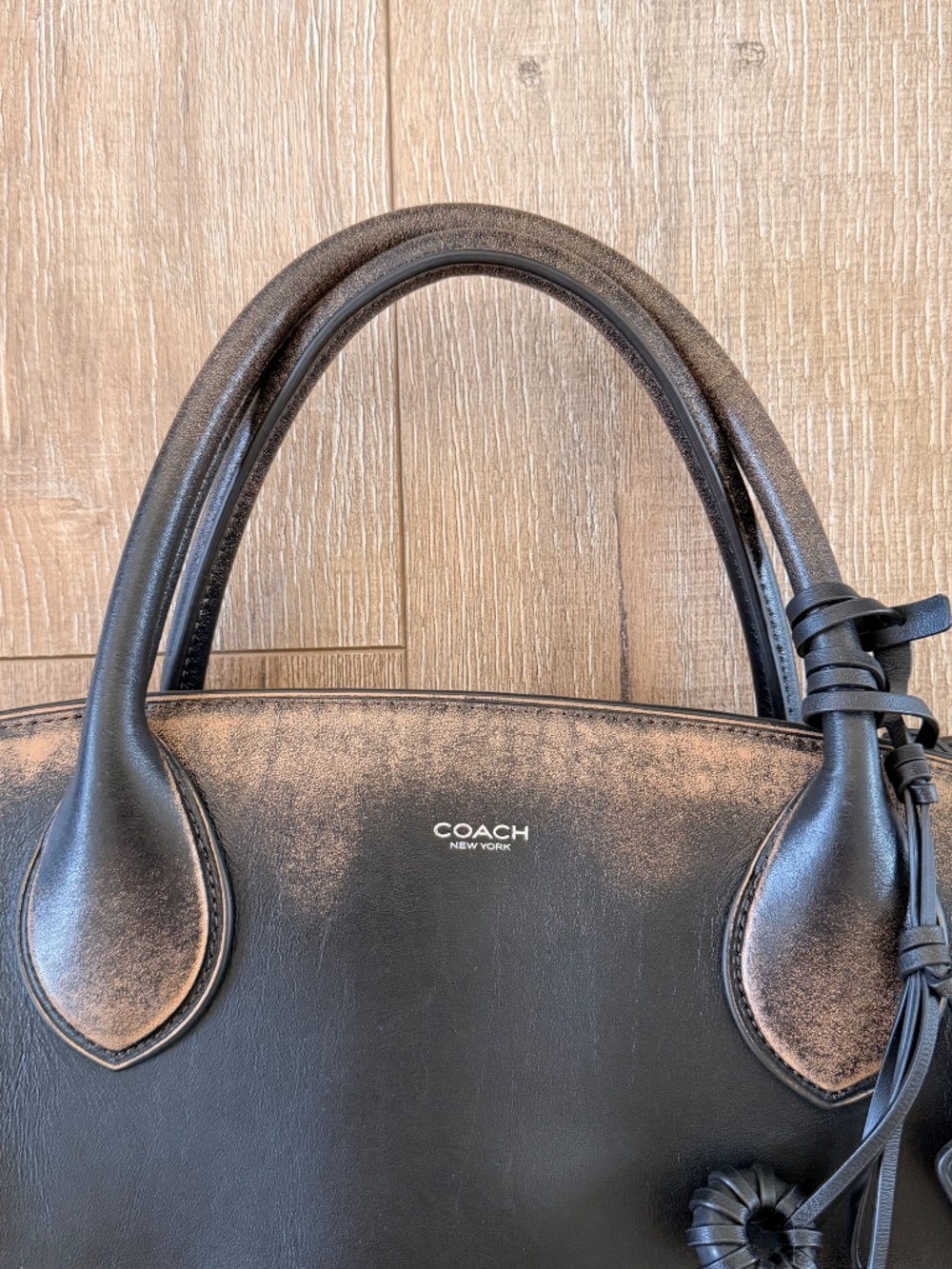 Men's Woman's Coach Empire Carryall 48 in Loved Leather Pre-Owned - Picture 3 of 14
